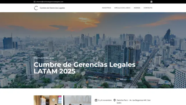 Captura de Cumbre de Gerencias Legales